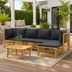 Elevate Your Outdoor Experience with a 6-Piece Lounge Set