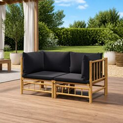 Create Your Ideal Outdoor Space with Bamboo Sofa Set