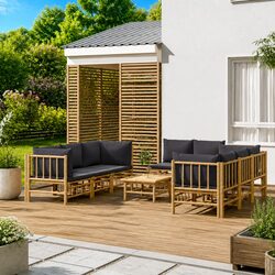 Enhance Your Outdoor Space with a 9-Piece Lounge Set