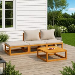 4 Piece Outdoor Lounge Set to Elevate Your Patio Experience