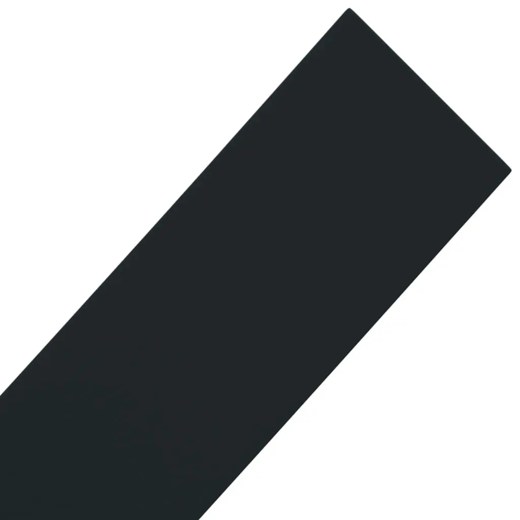 Garden Edging Borders 10m Flexible Black Lawn Edge Strips 3 Pieces Outdoor