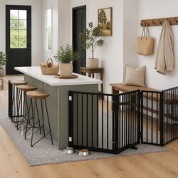 Enhance Your Home with a Foldable 8-Panel Dog Gate