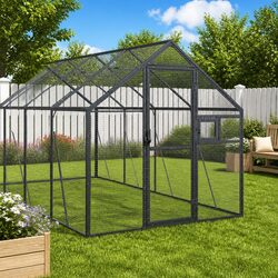 Outdoor Anthracite Bird Aviary - Perfect for Your Space