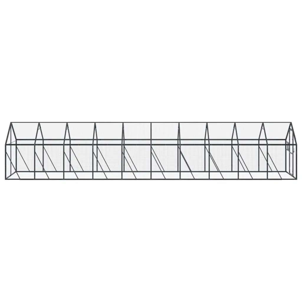 Bird Aviary Large Anthracite Outdoor Enclosure Sturdy Aluminium Frame Wire Mesh
