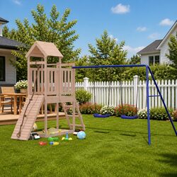 Enhance Your Backyard with a Durable Wooden Playset