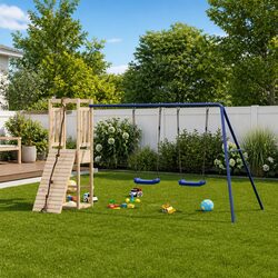 Enhance Your Backyard with Our Wooden Playset