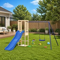 Enhance Your Backyard with a Wooden Playset for Kids