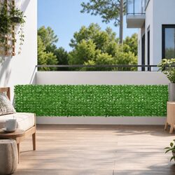 Enhance Your Space with a Green Leaves Balcony Privacy Screen 600x100cm