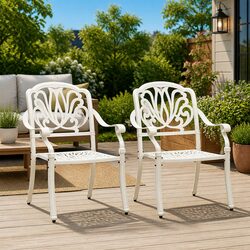 Enhance Your Outdoor Space with White Garden Chairs Set