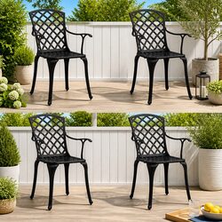 Enhance Your Outdoor Space with 4 Stylish Garden Chairs