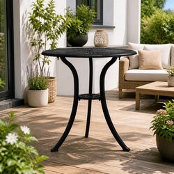 Elevate Your Outdoor Space with This Black Garden Table