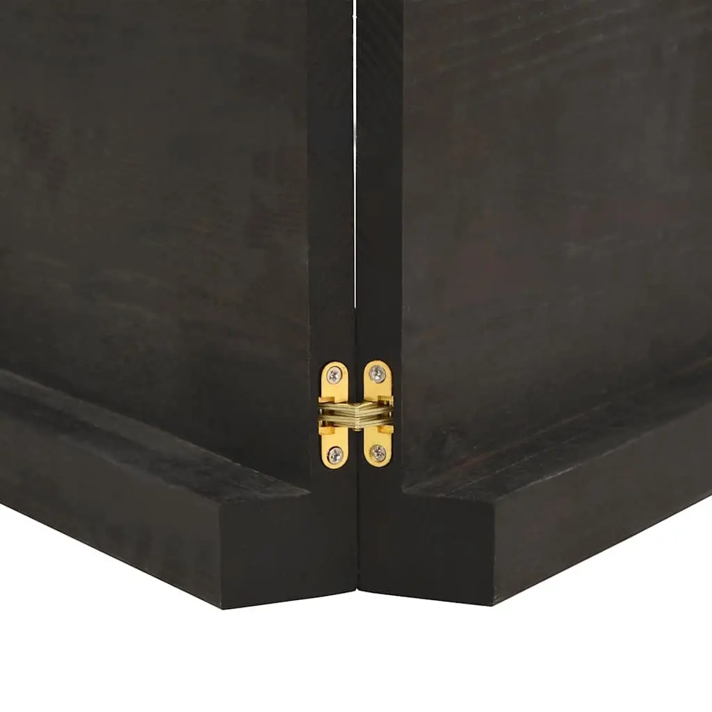 Bathroom Countertop 120x50x6cm Solid Oak Wood Dark Brown Handmade Live Edge