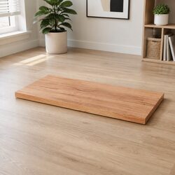 Light Brown Solid Oak Table Top for Home Upgrade 80x50x4cm