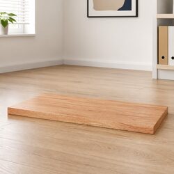Enhance Your Space with a Brown Oak Wood Tabletop 80x60x6 cm