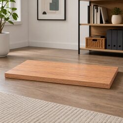 Enhance Your Space with a Brown Oak Table Top 100x50x6 cm