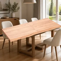Brown Folding Replacement Board for Your Table – Solid Oak 140x60cm