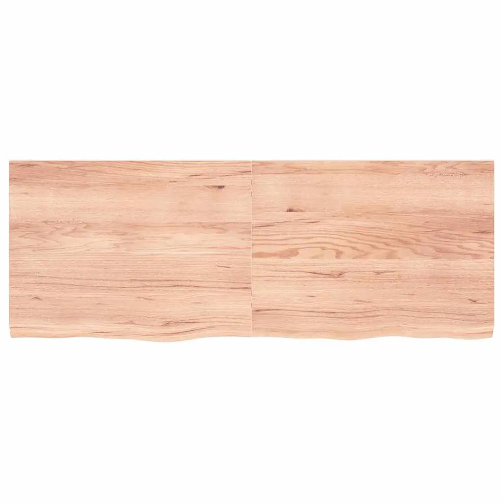 Solid Oak Wood Table Top Brown 160x60cm Replacement Folding Treated Surface