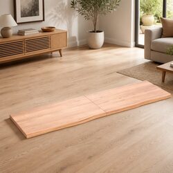 Elevate Your Space with a Handcrafted Solid Oak Table Top 180x50cm