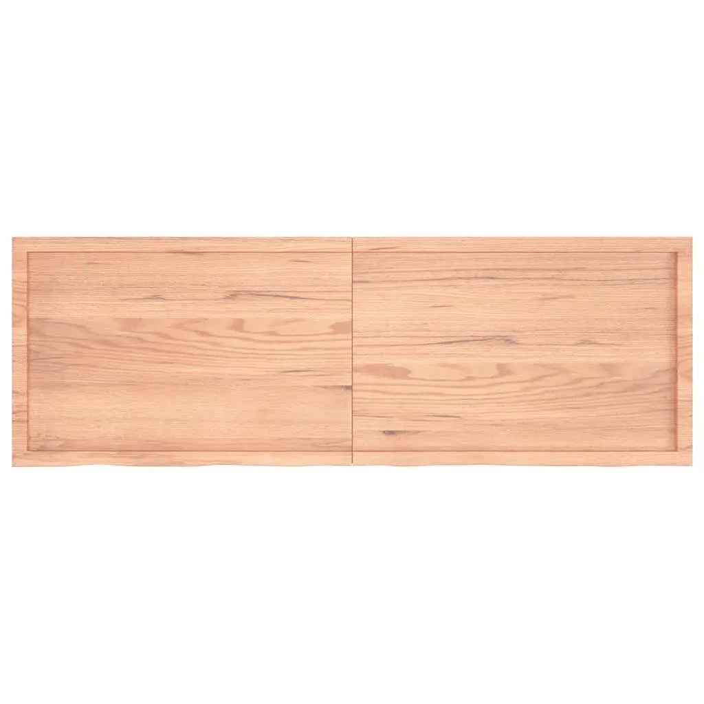 Solid Oak Wood Table Top 180x60 cm Folding Live Edge Varnished
