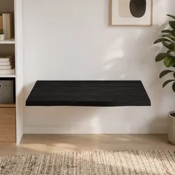 Elevate Your Space with Dark Brown Solid Oak Table Top