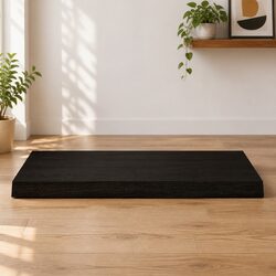 Enhance Your Space with a Handmade Dark Brown Oak Tabletop 80x50x6 cm