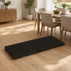Solid Oak Wood Table Top 120x50cm Dark Brown Treated Replacement Board Folding