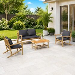Enhance Your Outdoor Space with a Bamboo Lounge Set