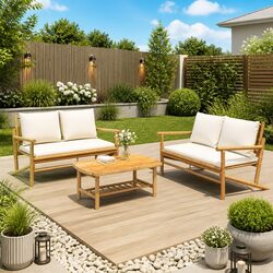Enhance Your Outdoor Space with Bamboo Lounge Set
