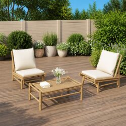 Enhance Your Outdoor Space with Bamboo Lounge Set