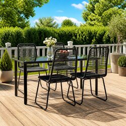5 Piece Outdoor Patio Furniture Set for Modern Spaces
