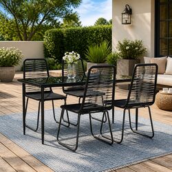 Transform Your Outdoor Space with 5-Piece Dining Set