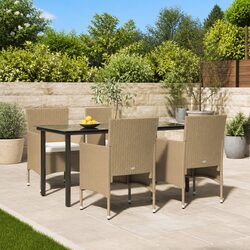 Enhance Your Outdoor Space with This 5 Piece Dining Set