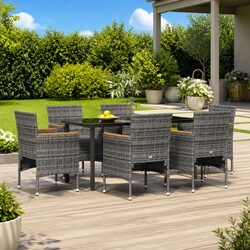 Enhance Your Outdoor Space with 7-Piece Dining Set