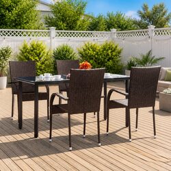 Enhance Your Outdoor Space with 5-Piece Dining Set