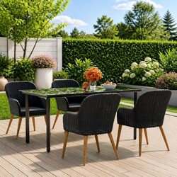 Enhance Your Outdoor Space with This 5-Piece Dining Set