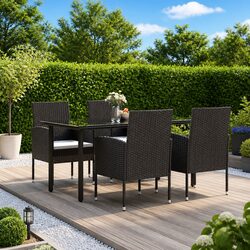 Stylish 5-Piece Garden Dining Set for Outdoor Living