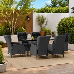 Enhance Your Outdoor Space with This 7 Piece Dining Set