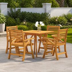 Enhance Your Outdoor Living with This 5 Piece Dining Set