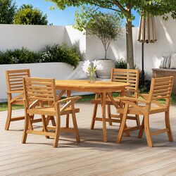 Enhance Your Outdoor Space with a 5 Piece Dining Set