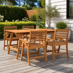5 Piece Outdoor Dining Set for Elegant Gatherings