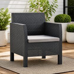 Elevate Your Outdoor Space with Anthracite Garden Armchair