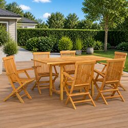 Enhance Your Outdoor Space with a 7-Piece Dining Set