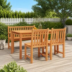 Transform Your Outdoor Space with This Teak Dining Set