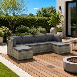 Elevate Your Outdoor Space with This 6 Piece Lounge Set