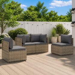 Elevate Your Outdoor Space with a 4 Piece Lounge Set