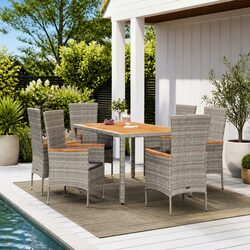 Transform Your Outdoor Space with This 7 Piece Dining Set