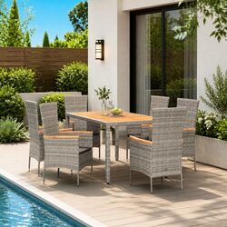 Enhance Your Outdoor Space with a 7 Piece Dining Set
