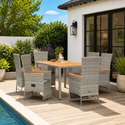 Transform Your Outdoor Space with a 7 Piece Dining Set