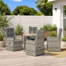 Elevate Your Outdoor Space with a 5 Piece Grey Dining Set