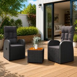 Enhance Your Outdoor Space with 3 Piece Lounge Set